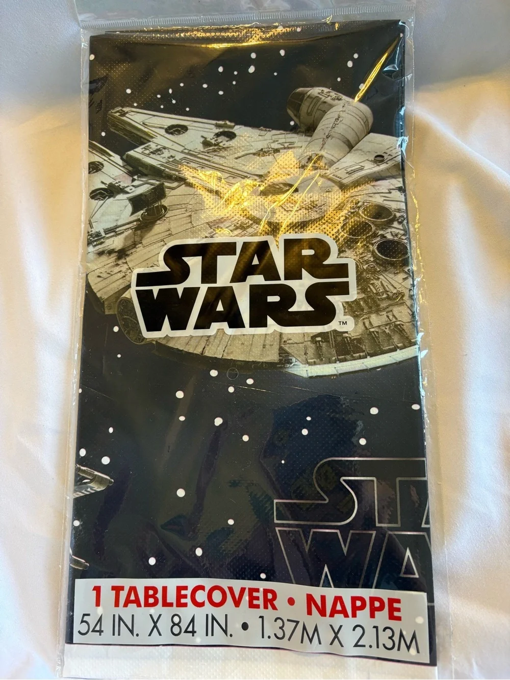 2019 Star Wars Party Supplies Tableware Set - Black, Blue, And Gold New Sealed